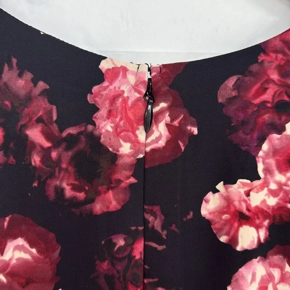 TORRID Maxi Studio Knit Hi-Low Dress Multi Floral Size 20 - Picture 15 of 16